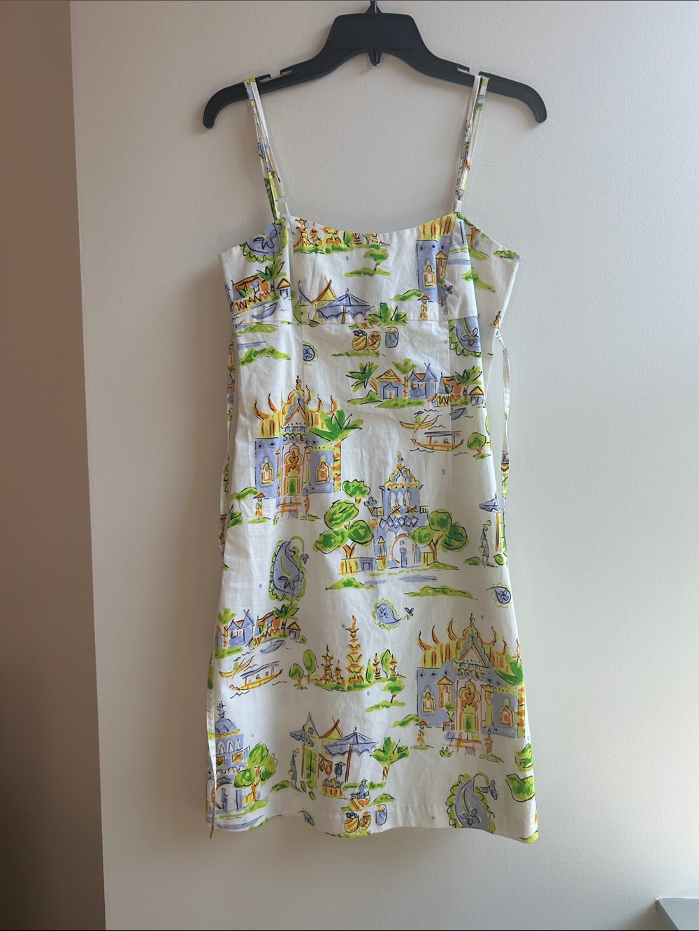 Pamela Ferrari Vintage White Print Dress
